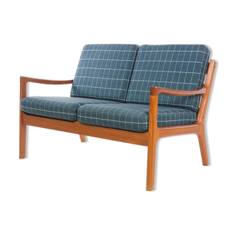 Vintage 2-seater "Senator" teak sofa Ole Wanscher 60s