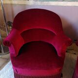 Pair of toadstool armchairs, 1950s