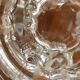 Reims crystal candle holder signed