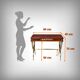 Console en placage d’acajou, style Empire – 1re partie XXe