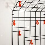 Wire coat rack by Karl Fichtel for Drahtwerke Erlau 1950s