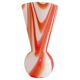Carlo Moretti Murano Glass Vase, Marbled Decor, Italy, 1960s