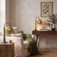 Organic Modern Mario Lopez Torres Style Green Rattan Lamps 1980s
