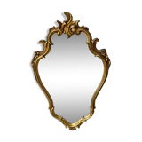 Golden baroque mirror 70x41cm