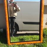 Mirror marquetry walnut bramble 73x104cm