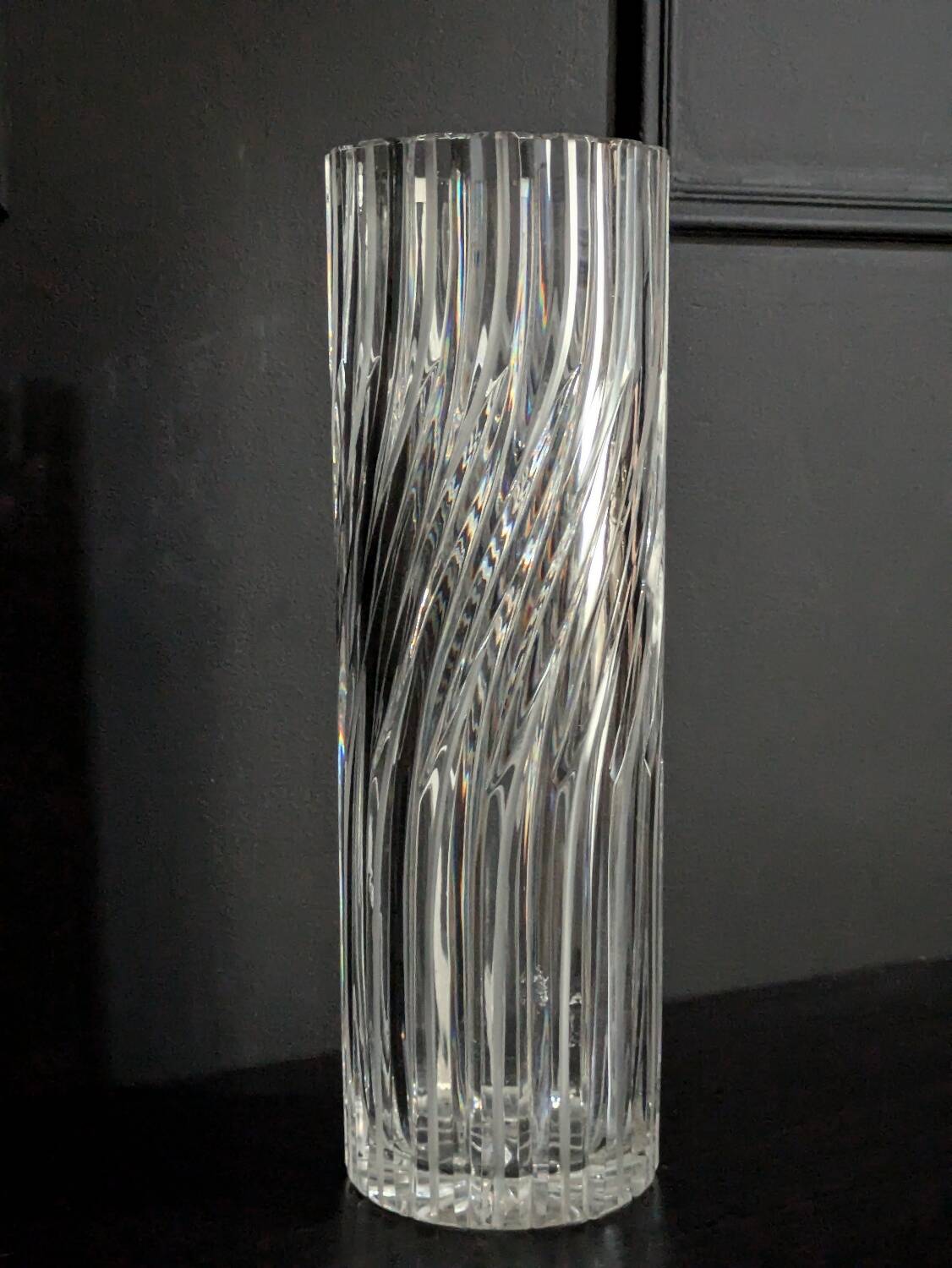 crystal vase
