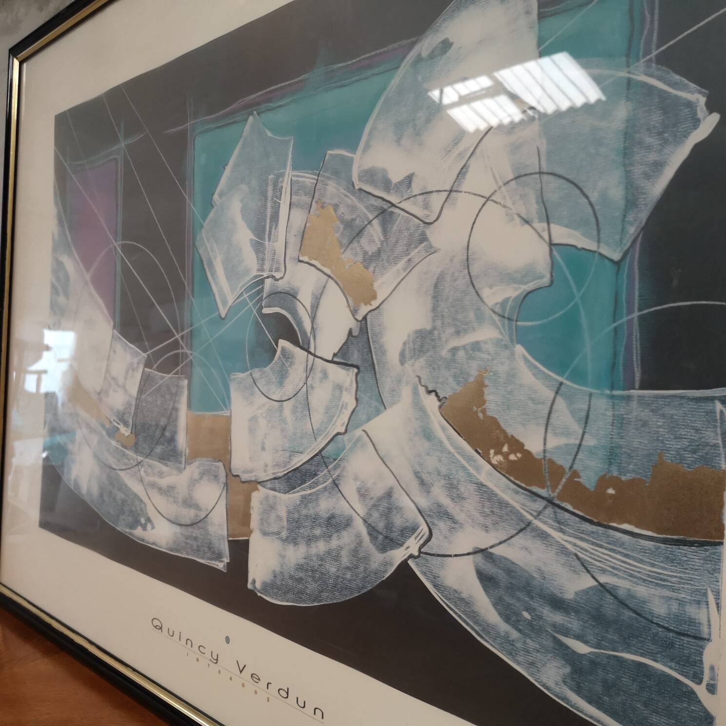 quincy verdun poster intrados signed in pencil verdun