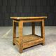 Old wooden workshop stool