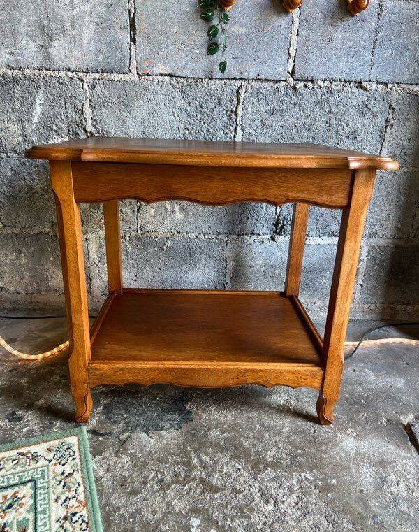 Vintage Napoleon III sideboard in solid oak.