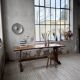 Monastery-style farmhouse table, pine, 210cm