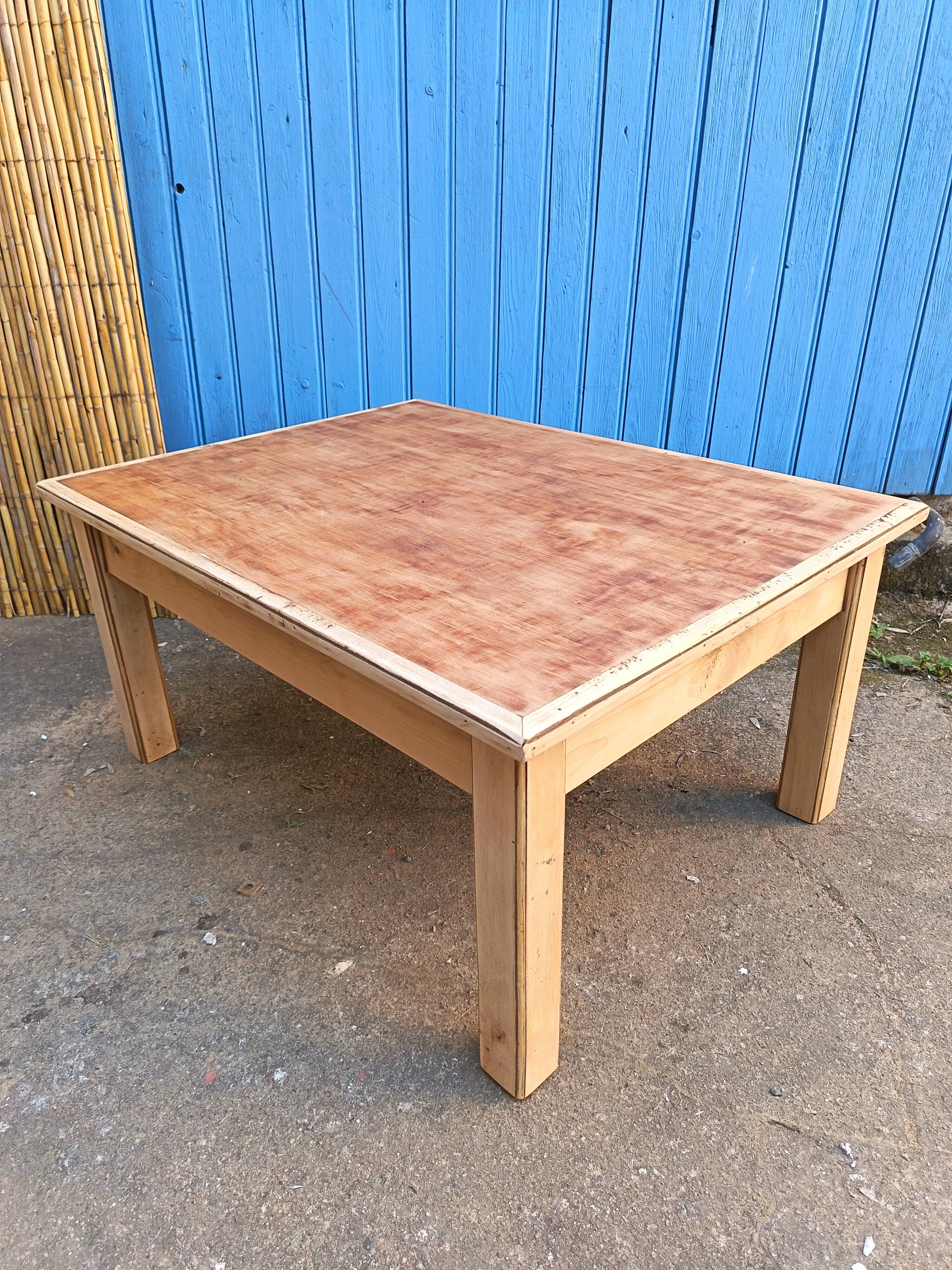 Wooden coffee table in Japanese style