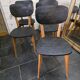 5 chaises vintage des années 60