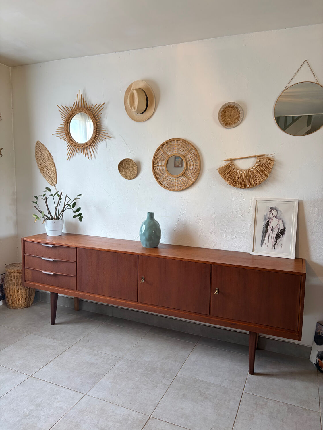 Vintage teak sideboard