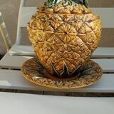 Plat en barbotine ananas