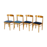 Ash dining chairs from Ton, 1960