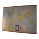 Old school map of the world 1977 wall decoration