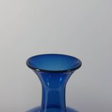 Vintage mid-century trio of handcrafted glass vases from Lauscha, Thuringia.