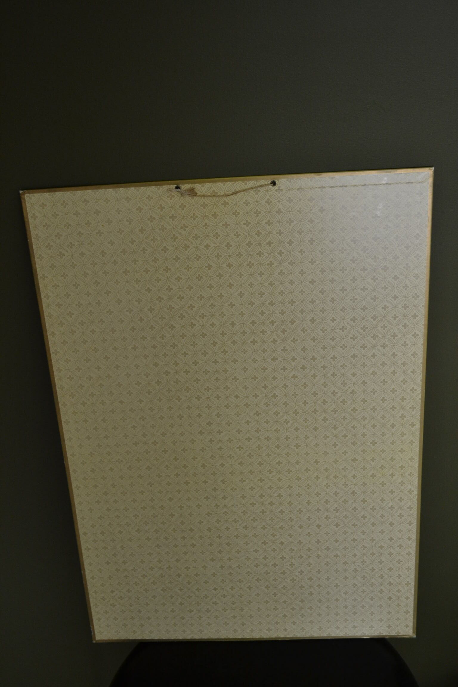 Advertising cardboard poster