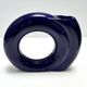 Vintage Blue Glazed Ceramic Vase by Pietro Arosio for Parravicini, Italy, 1