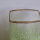 Paire de vases anciens en verre fin XIXe art nouveau