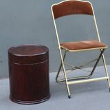 1970s curved wooden side table