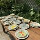Service 10 plates and 14 sub-plates St Clement