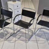 Set of 3 Cantilever armchairs, 1970s