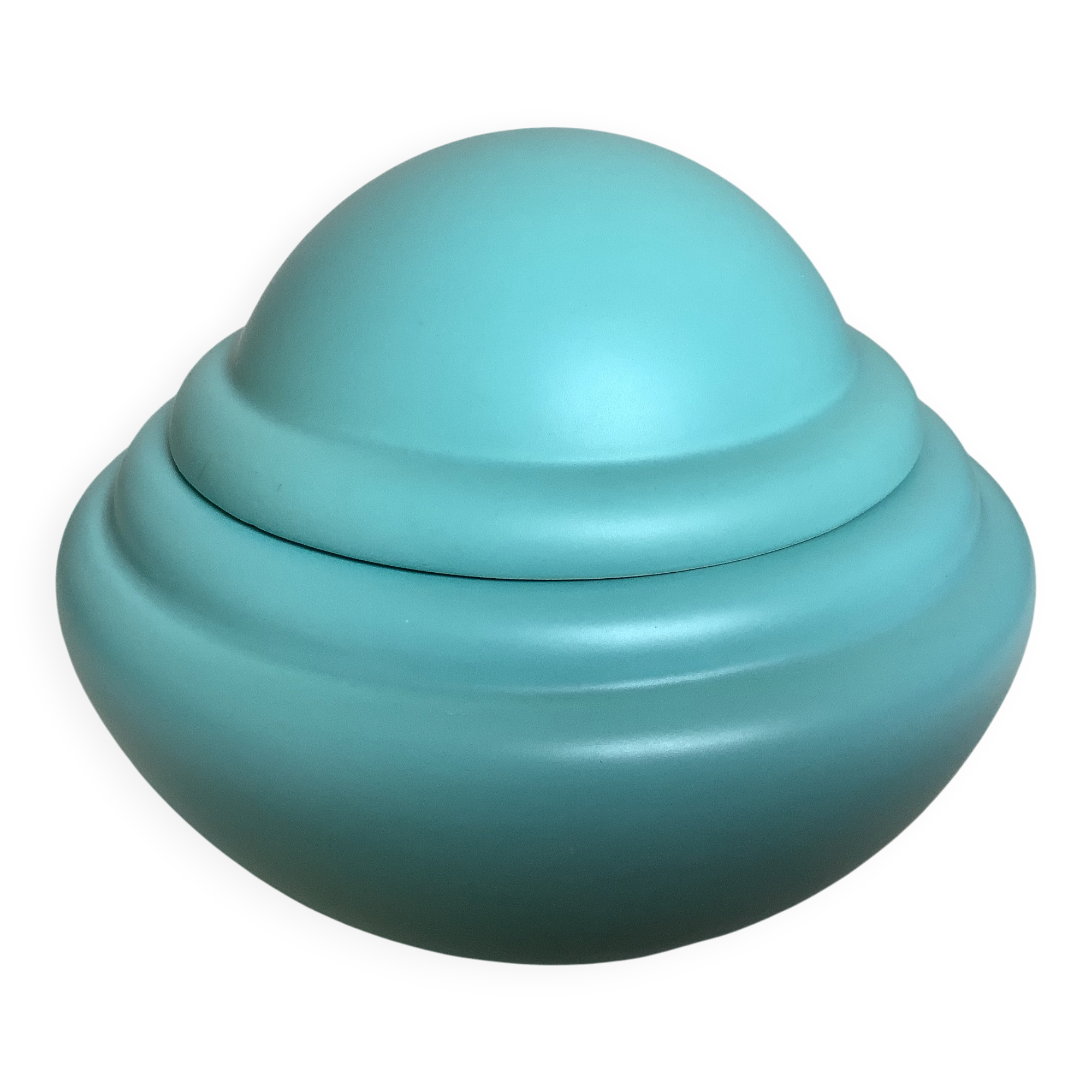 Blue turquoise ring holder tray