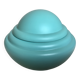 Blue turquoise ring holder tray