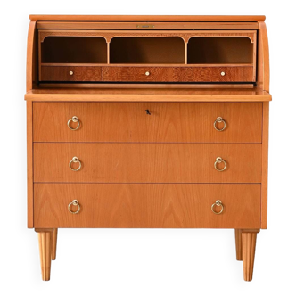 Scandinavian secretaire with writing desk