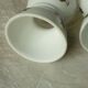 Diabolo porcelain egg cup with barbell decoration