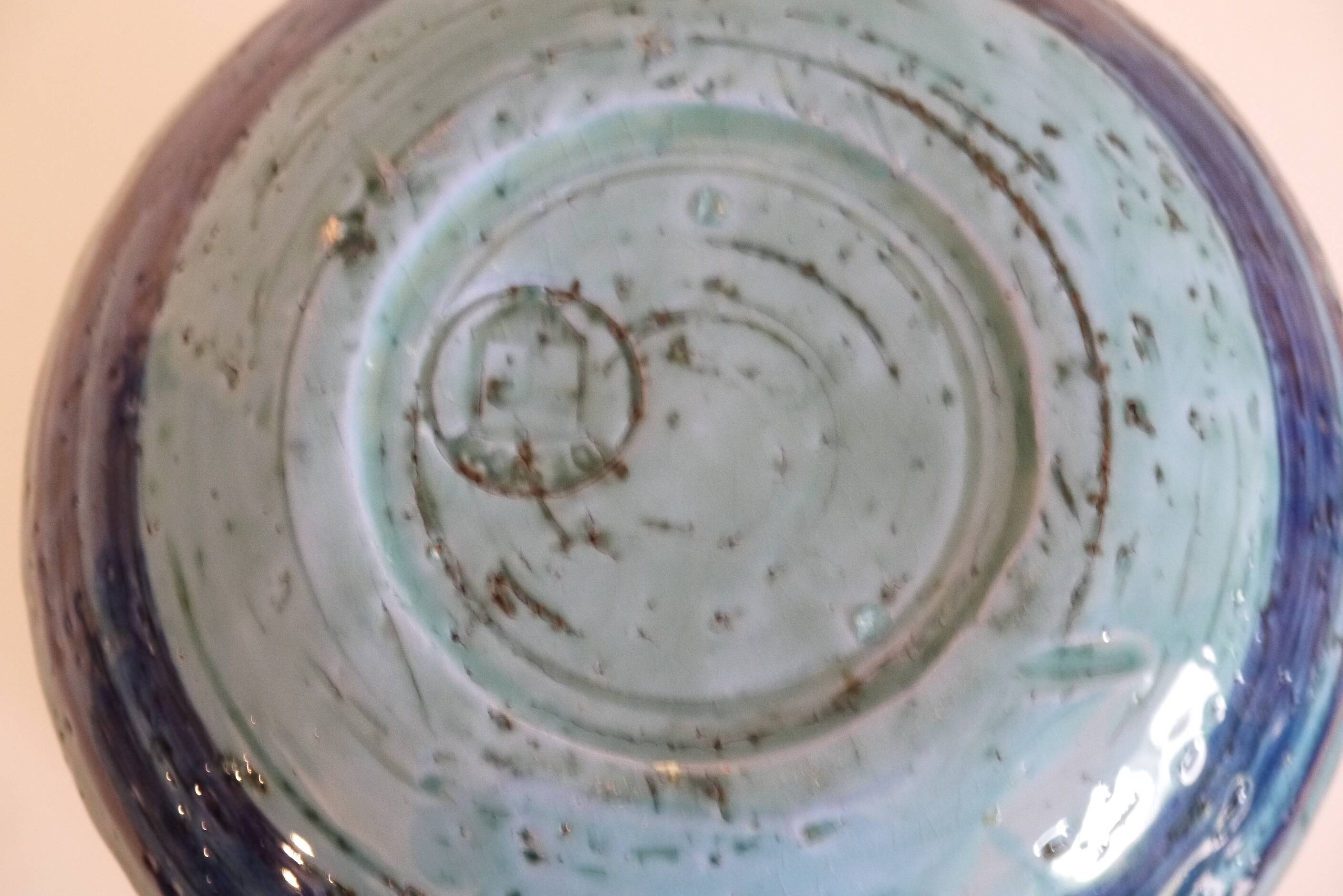 Vase en céramique de Arnold Wiigs, 1970