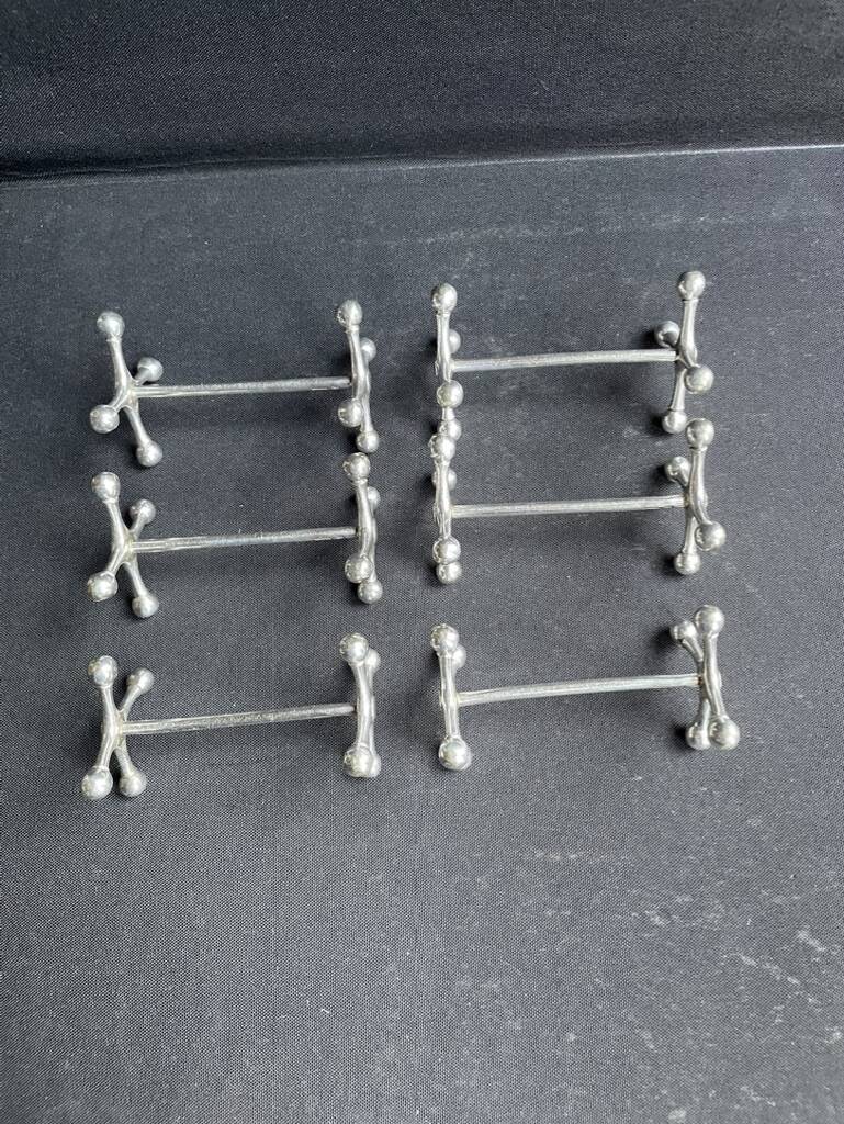 6 Christofle knife holders Atonium model