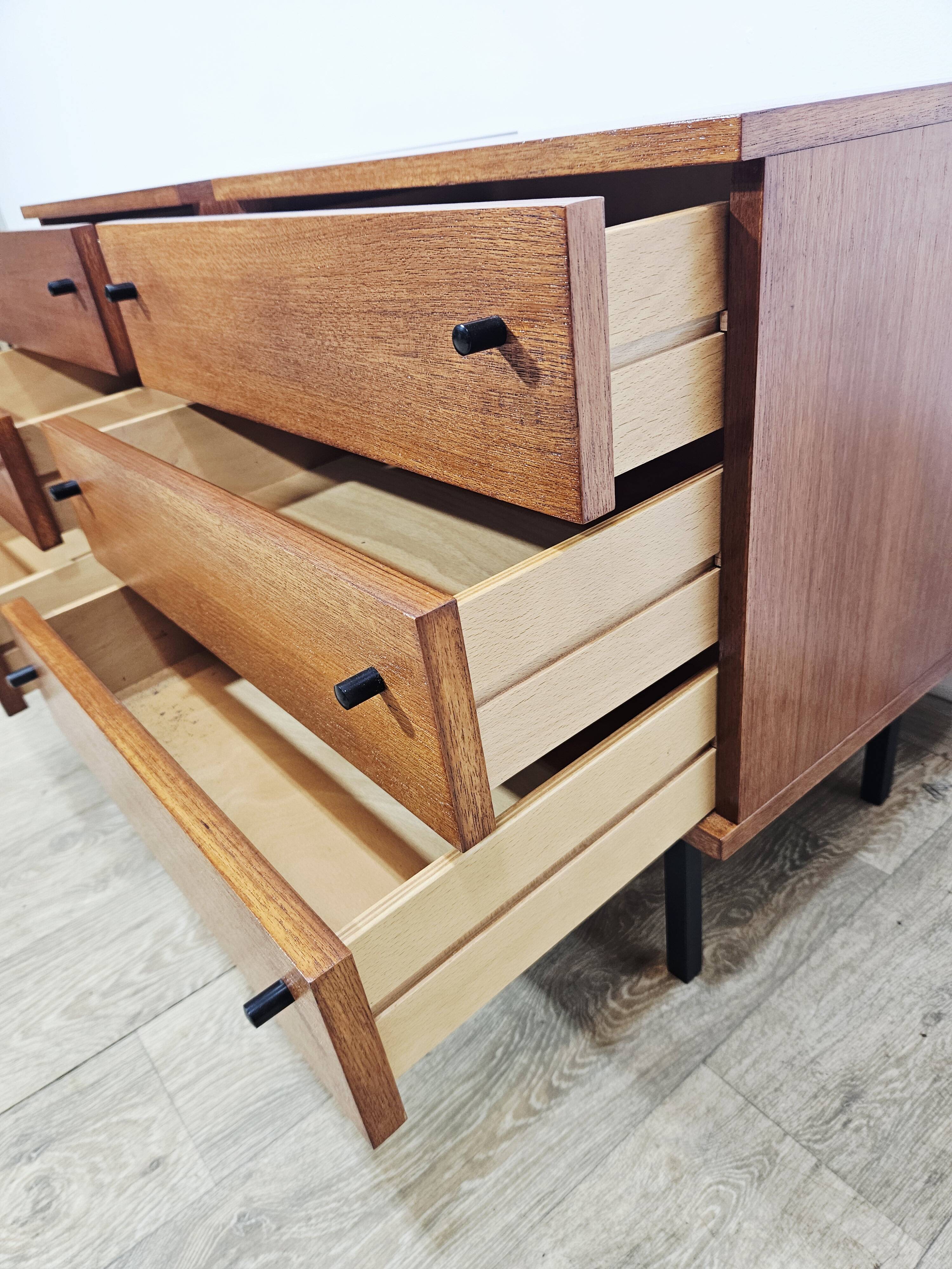 A pair of side cabinets, designed by Günter Renkel for REGO / Twen, Germany