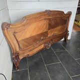 Louis XV style headboard in walnut
