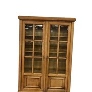 Vintage wooden display cabinet / bookshelf / shelf