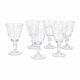 6 crystal glasses 1980