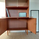 Vintage Scandinavian secretary desk from the 1960s - mid-century design.