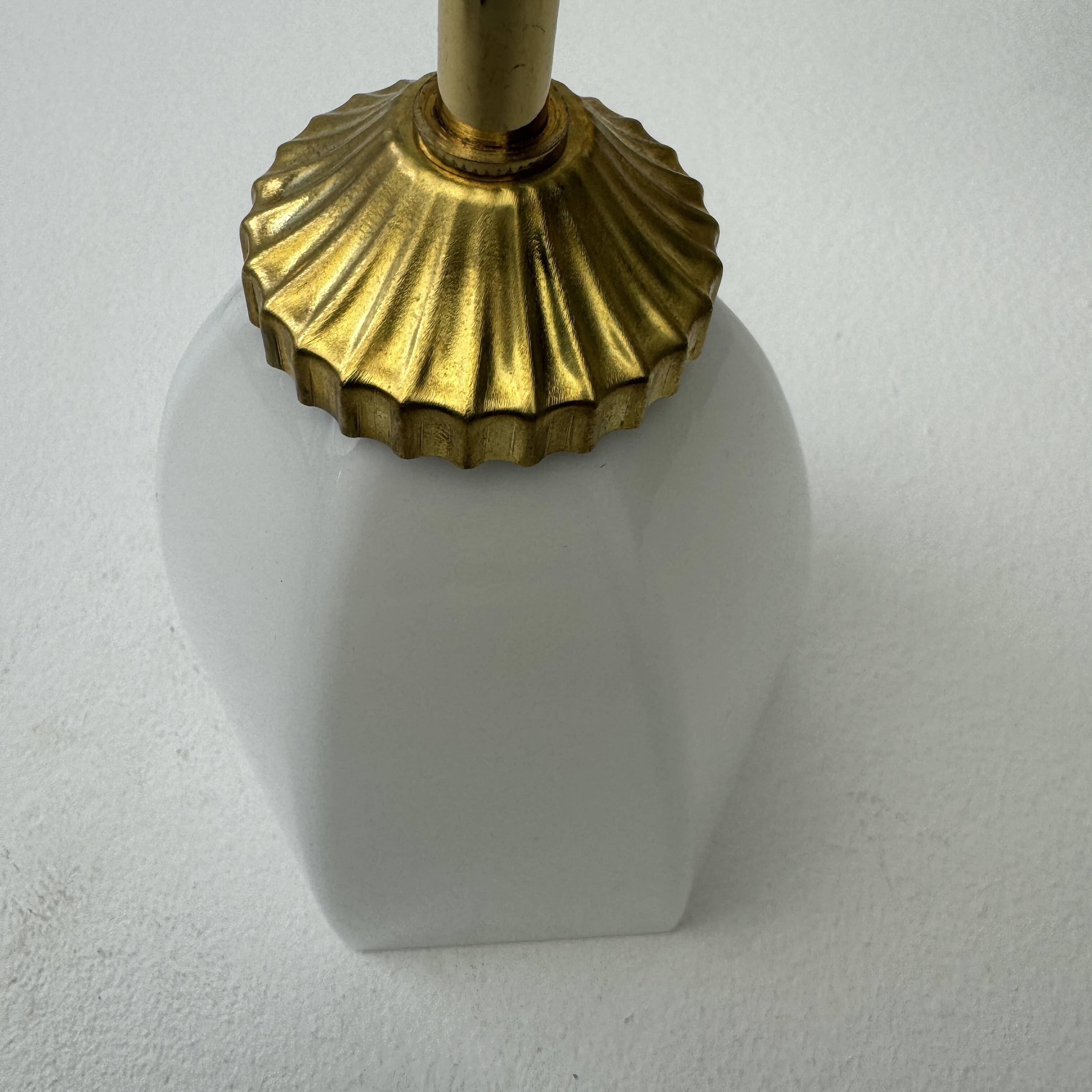 Pair of old vintage opaline sconces