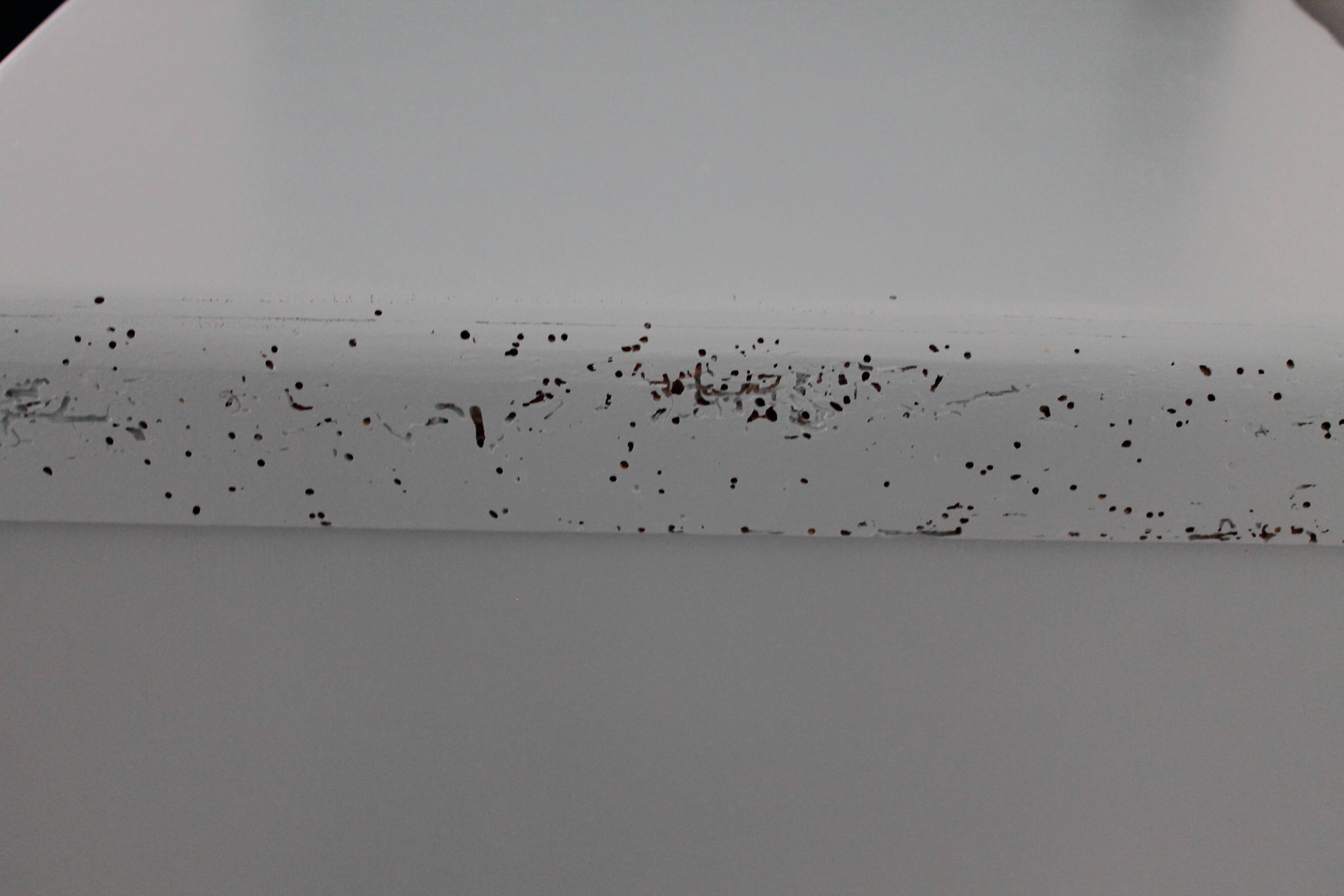 Asymmetrical wardrobe typical of the 50