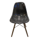 DSW chair black fibre black dowel walnut Eames Herman Miller vintage 1950