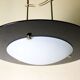 Modernist glass pendant light, 70s