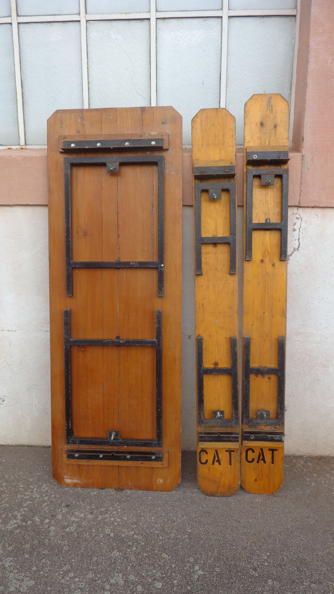 Brewery folding table & 2 benches