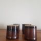 Set of 6 ceramic glasses
