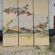 3 sliding panels printed on paper