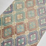 3x9 Pastel Toness Turkish Kilim Runner Rug, 81x286 Cm