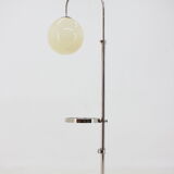 1930s Functionalist Adjustable Chrome Plated Floor Lamp, Czechoslovakia