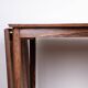 Danish extendable desk, Rosewood and Brass, model OS 51, Arne Vodder.
