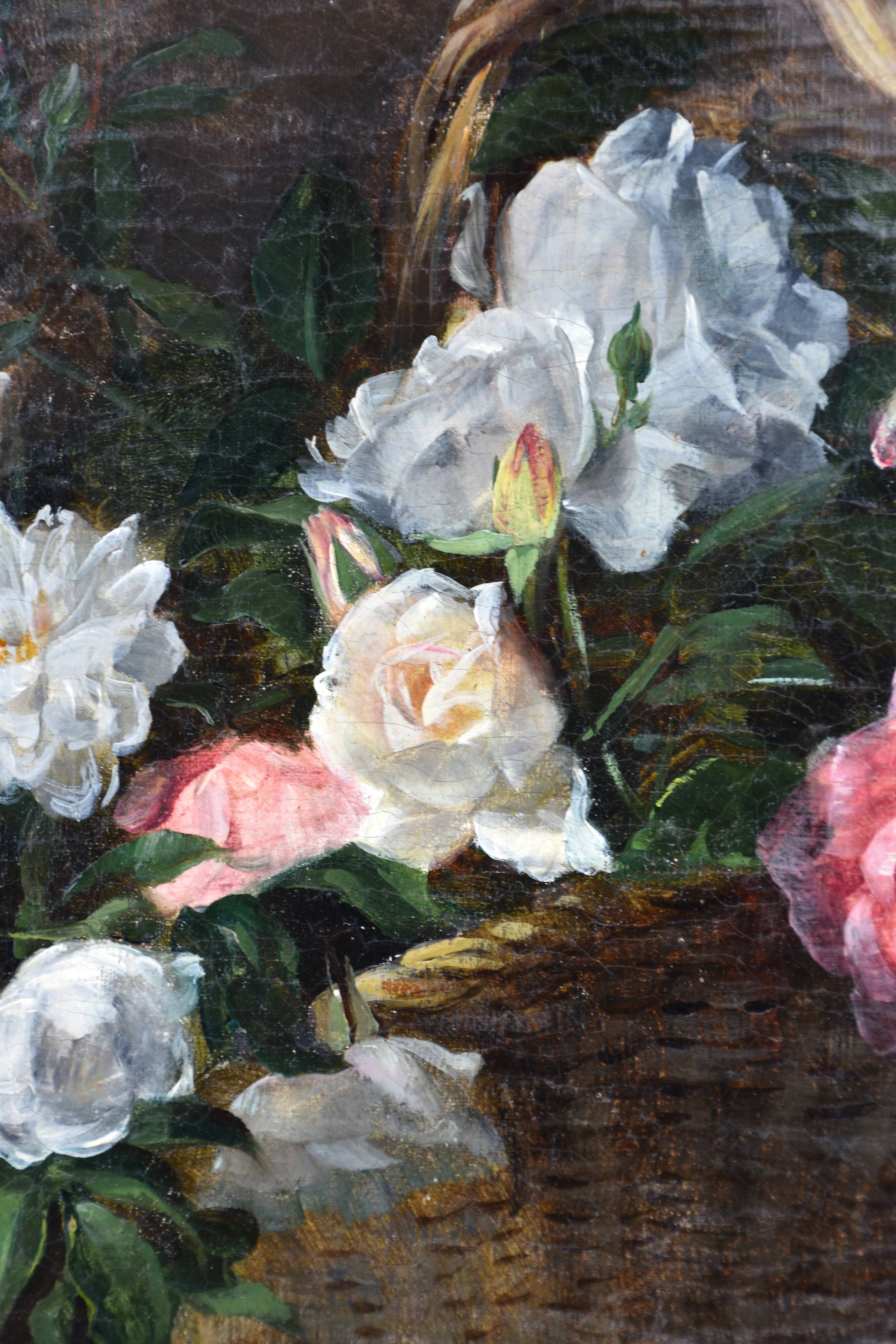 Léon Benoît, Corbeille de fleurs (1884)