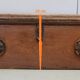 Massive ash chest and iron handles - mid-19th century